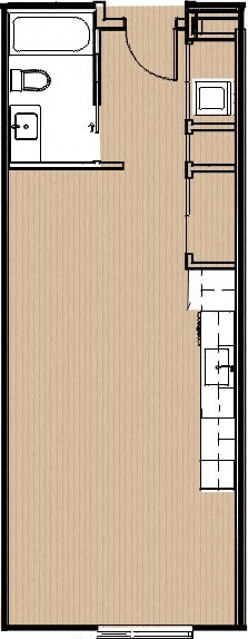1 bedroom 1 bath E at The Freelon at Sugar Hill, Detroit, MI 48201